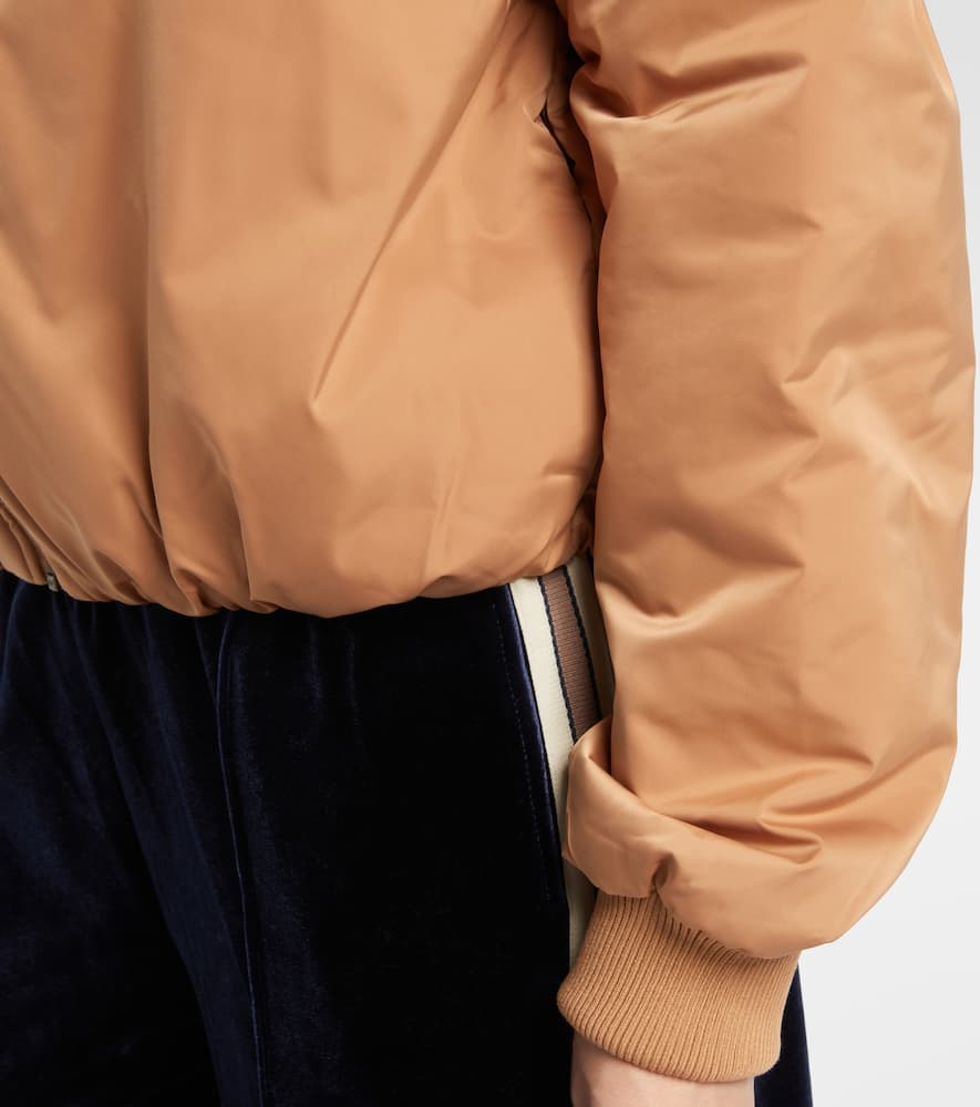 The Upside Carlotta Bomber Jacket In Sand