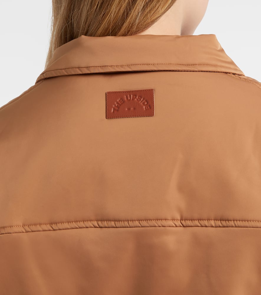 The Upside Carlotta Bomber Jacket In Sand