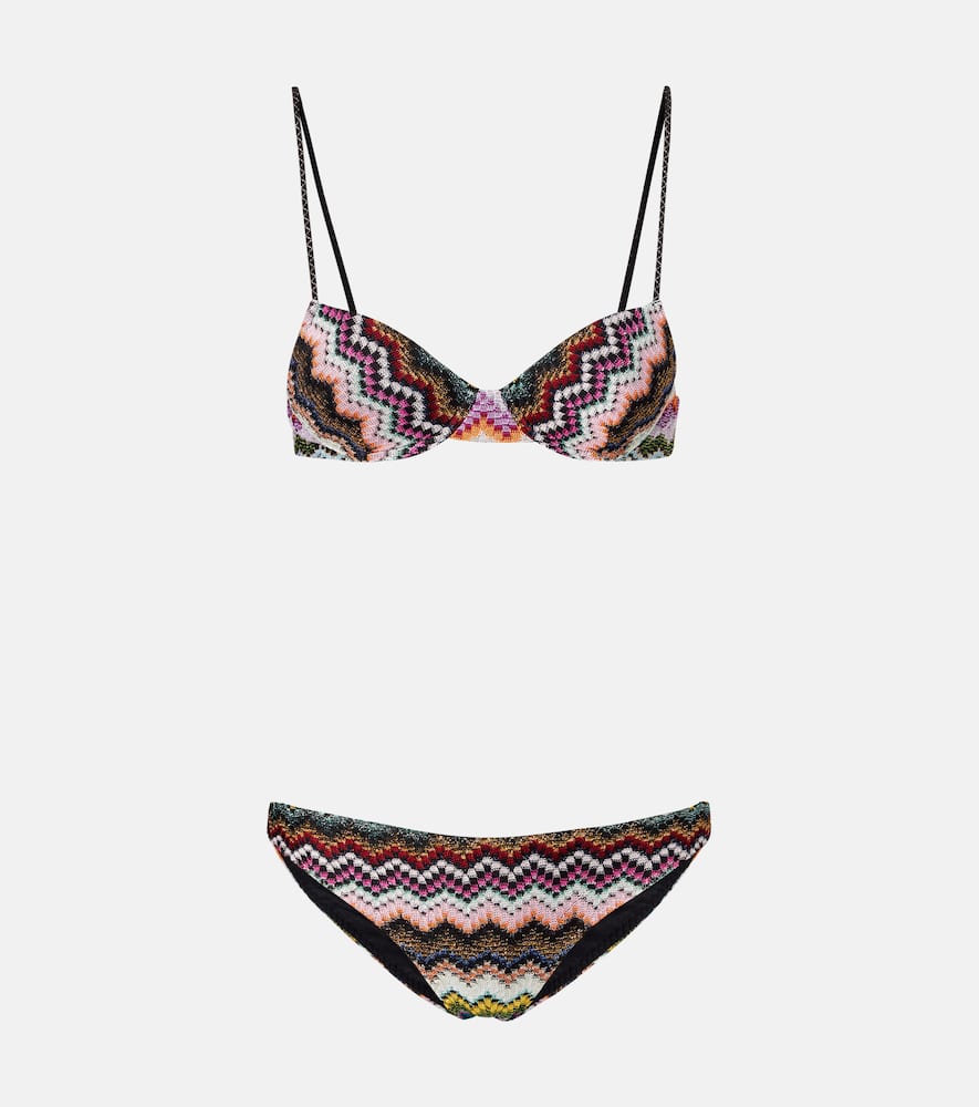 Missoni Zig Zag Lamé Bikini In Multi