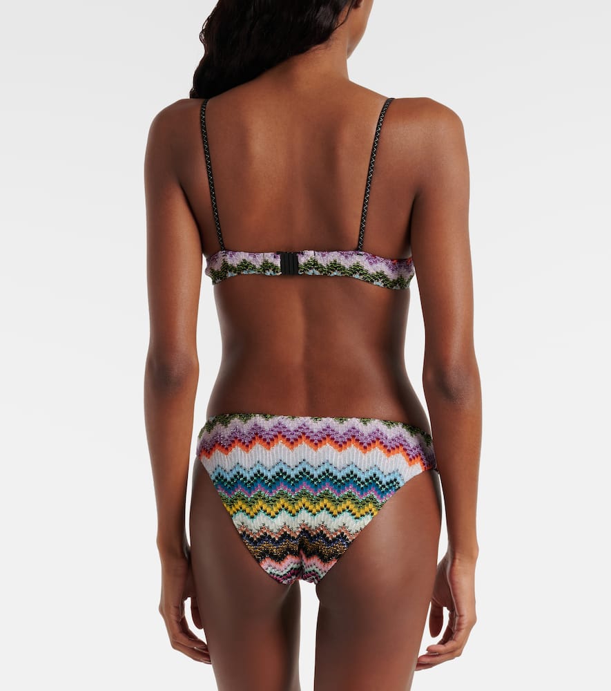 Missoni Zig Zag Lamé Bikini In Multi