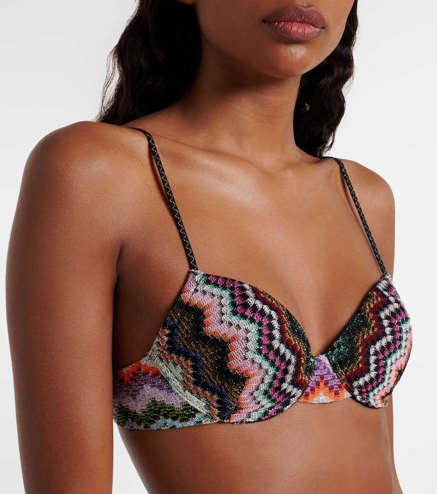 Missoni Zig Zag Lamé Bikini In Multi