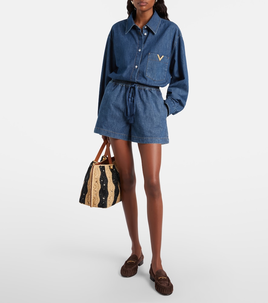  Valentino Valentino Denim Shorts 