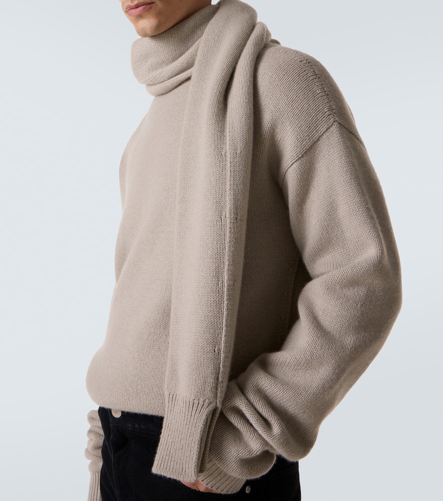  Calvin Klein Collection Calvin Klein Collection Jersey Rex De Cachemir Con Bufanda 