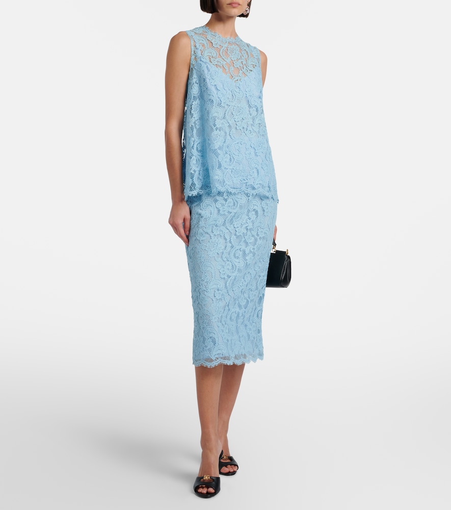  Dolce&gabbana Dolce&gabbana Lace Pencil Skirt 