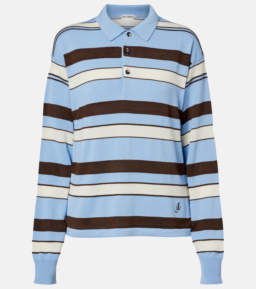JW Anderson Striped polo shirt