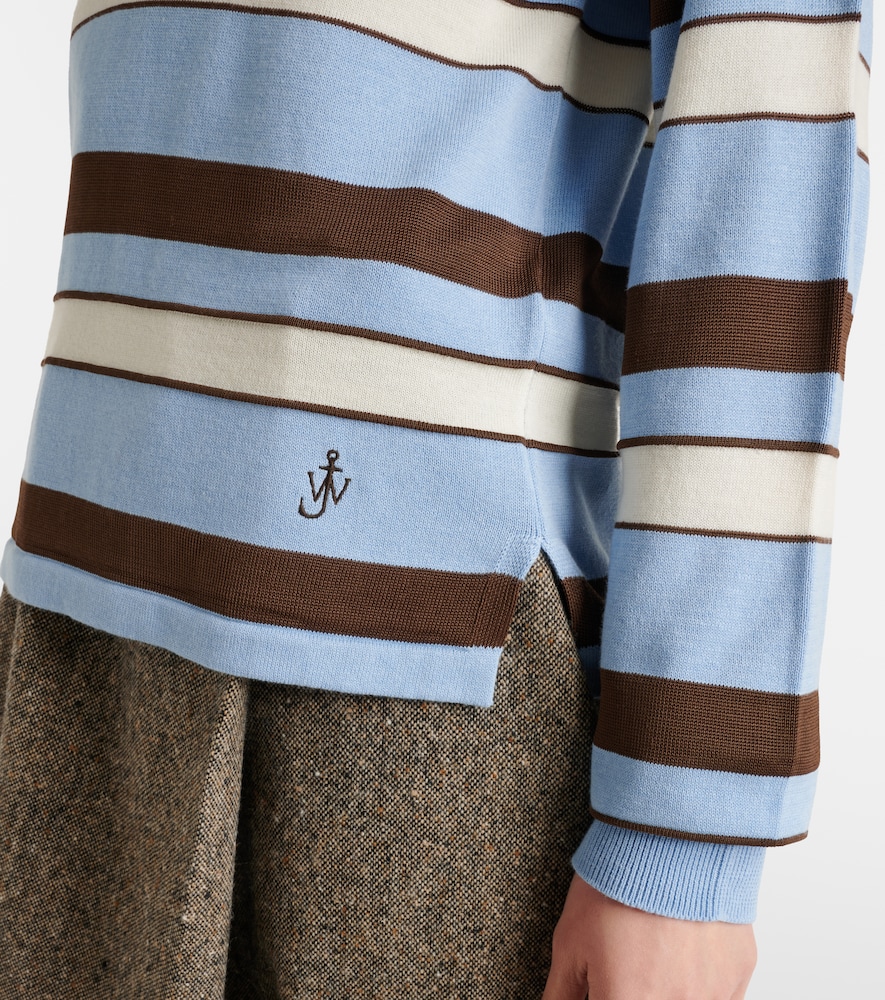  Jw Anderson Jw Anderson Striped Polo Shirt 