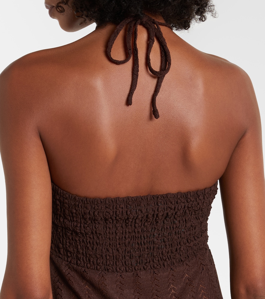 Harriet Keyhole Halterneck Maxi Dress