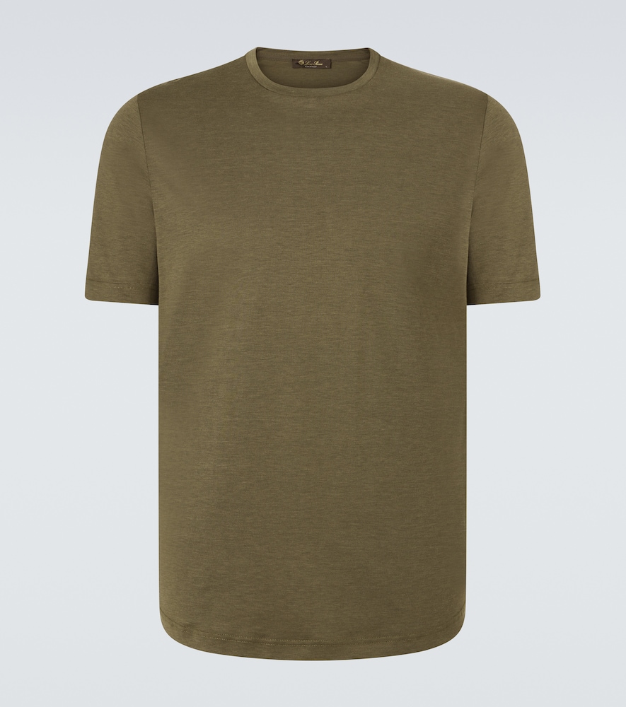 Loro Piana Loro Piana Levo silk and cotton jersey T-shirt　Loro Piana Levo シルクとコットンジャージー T シャツ