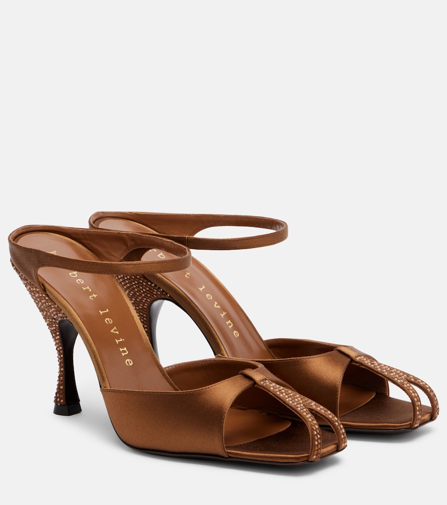 Herbert Levine Hidden Gem embellished satin mules | Thumbnail 7 Herbert Levine Hidden Gem embellished satin mules | Thumbnail 7