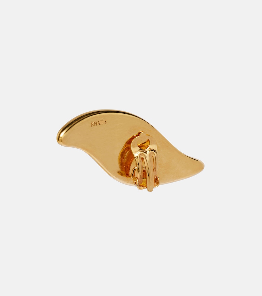  Khaite Khaite Pendientes De Clip Leaf 