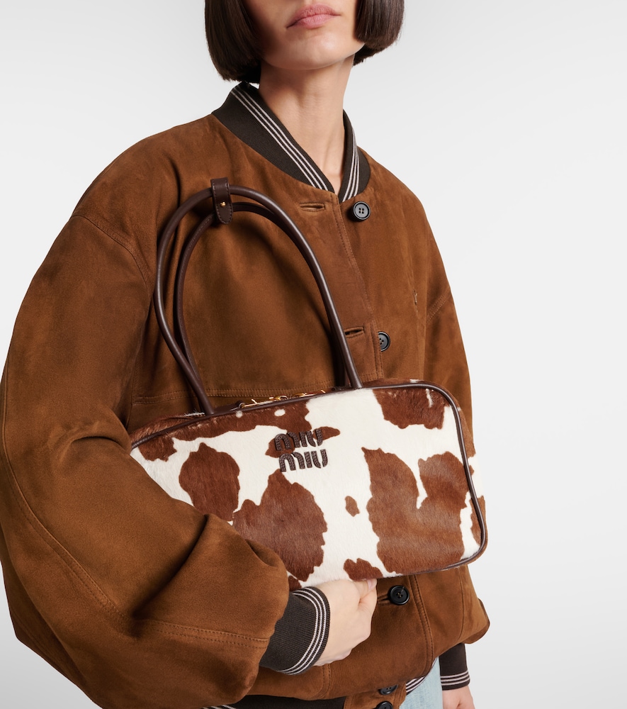 Miu Miu Beau Medium calf hair shoulder bag
