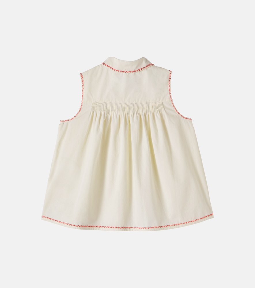  Bonpoint Bonpoint Bestickte Bluse Lexi Aus Baumwolle 