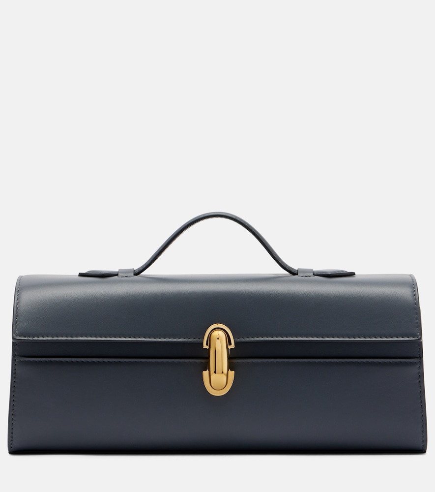 Savette Symmetry Slim leather top-handle bag