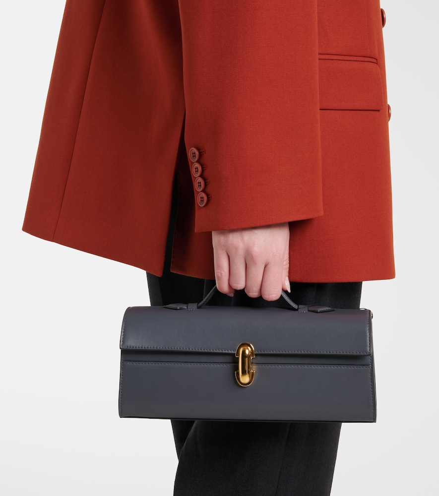 Savette Symmetry Slim leather top-handle bag