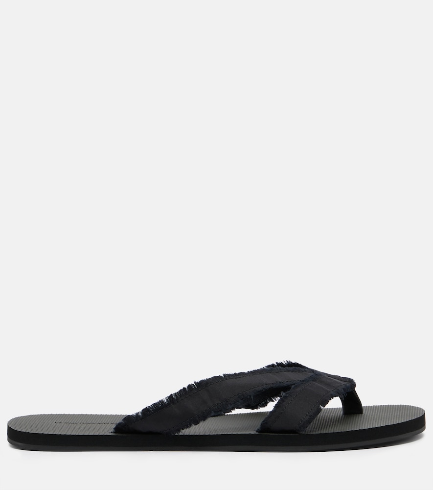  Christopher Esber Christopher Esber Freya Satin Thong Sandals 