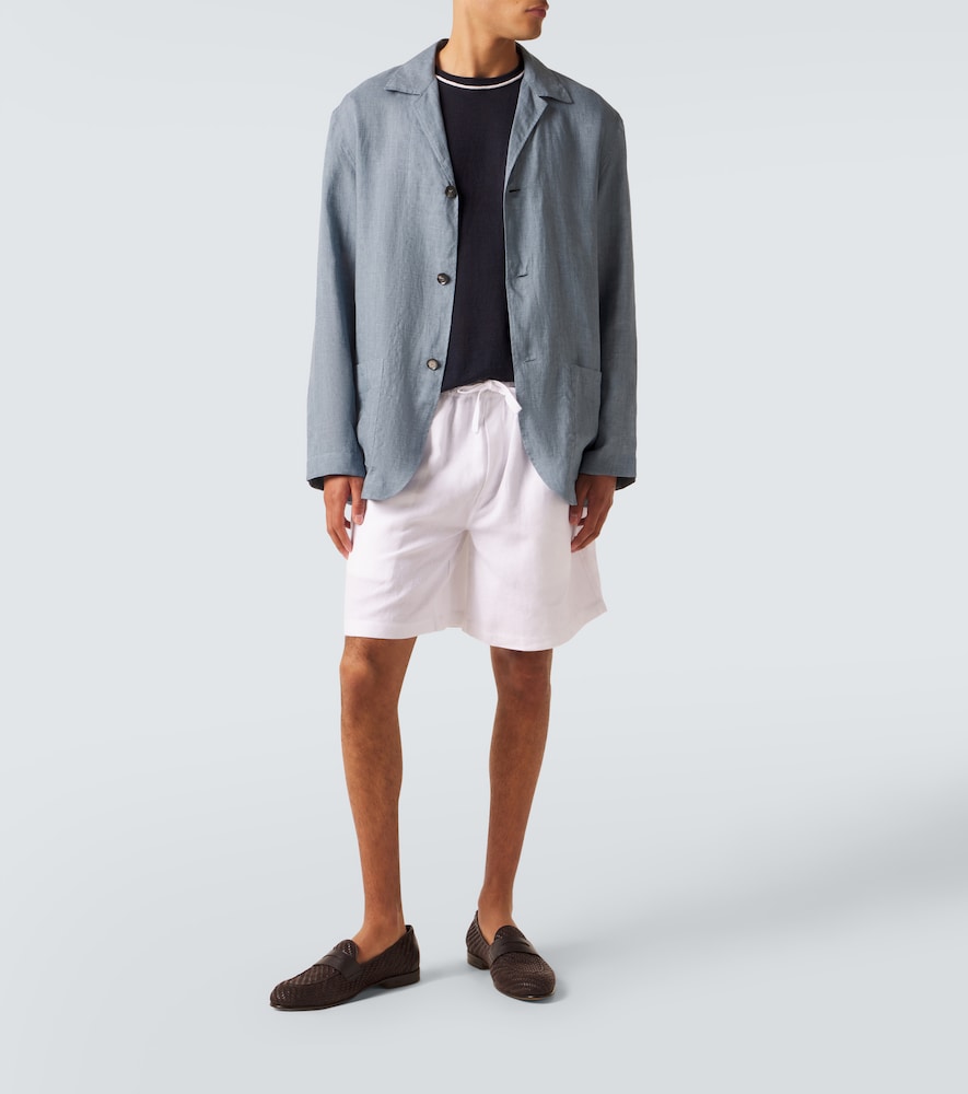  Brioni Brioni Linen Overshirt 