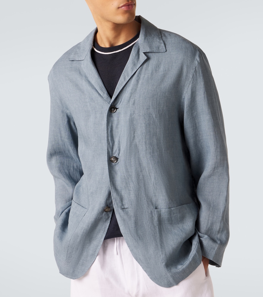  Brioni Brioni Linen Overshirt 