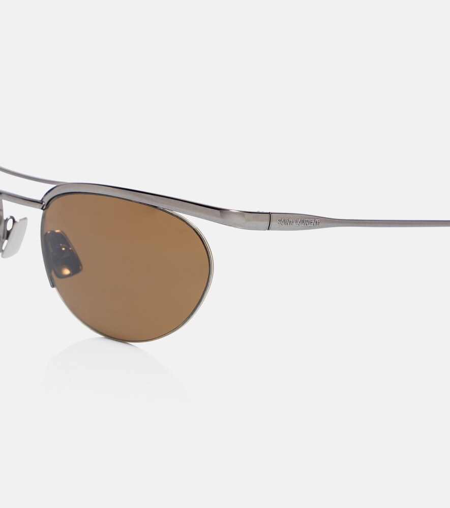  Saint Laurent Saint Laurent Gafas De Sol Ovaladas Sl Logo 