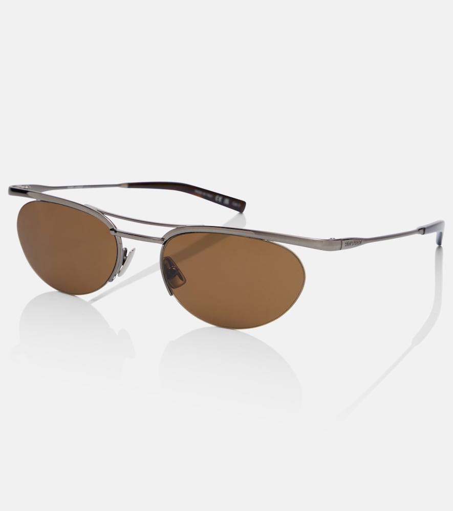  Saint Laurent Saint Laurent Gafas De Sol Ovaladas Sl Logo 