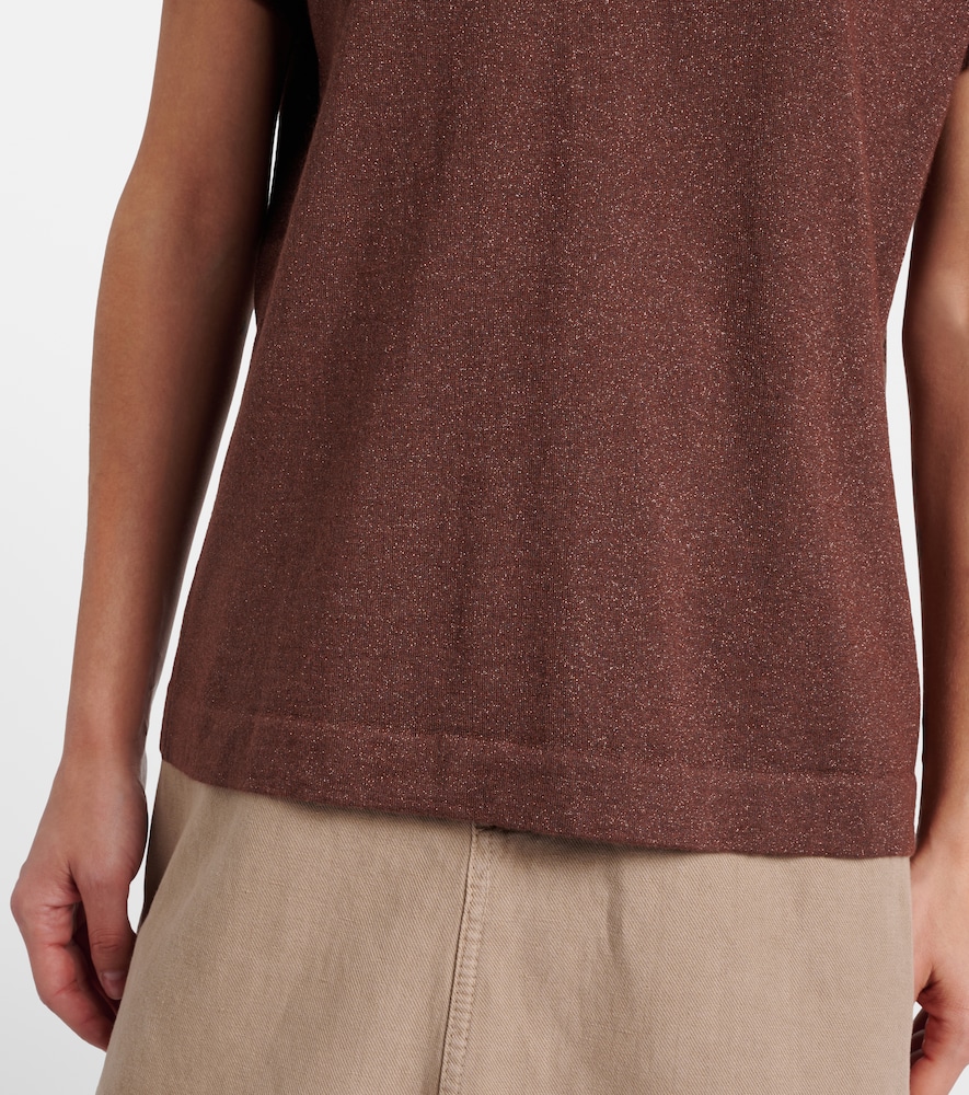  Brunello Cucinelli Brunello Cucinelli Pullover Aus Lamé 