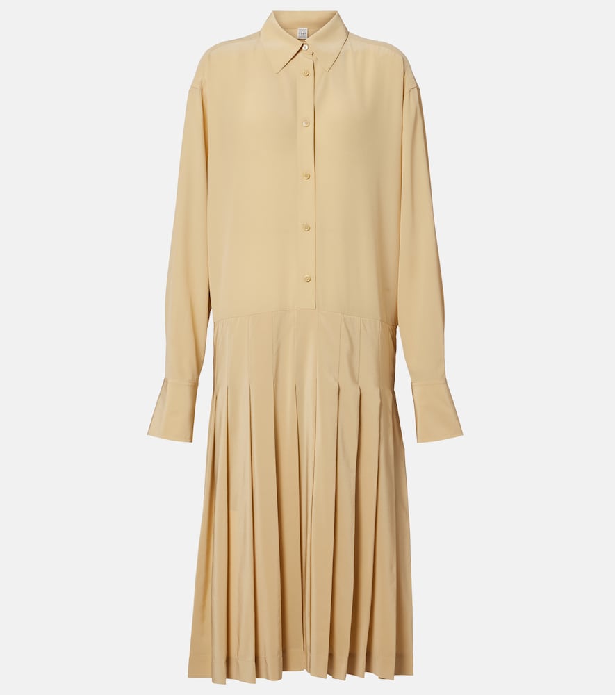 Hemdblusenkleid aus Seide