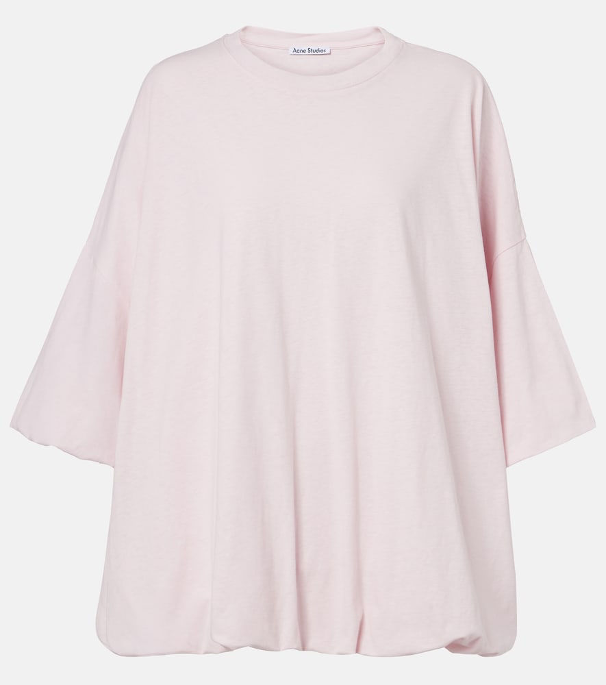 Acne Studios Oversized cotton-blend jersey T-shirt
