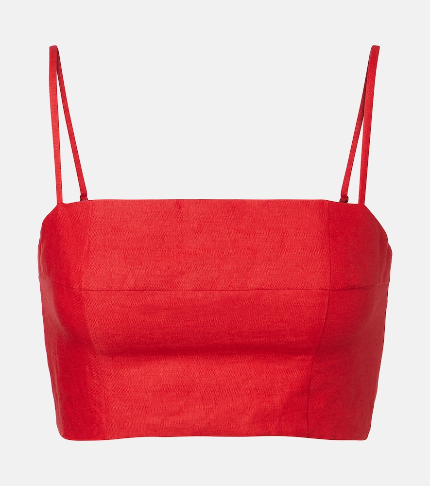 Top cropped Federico in lino