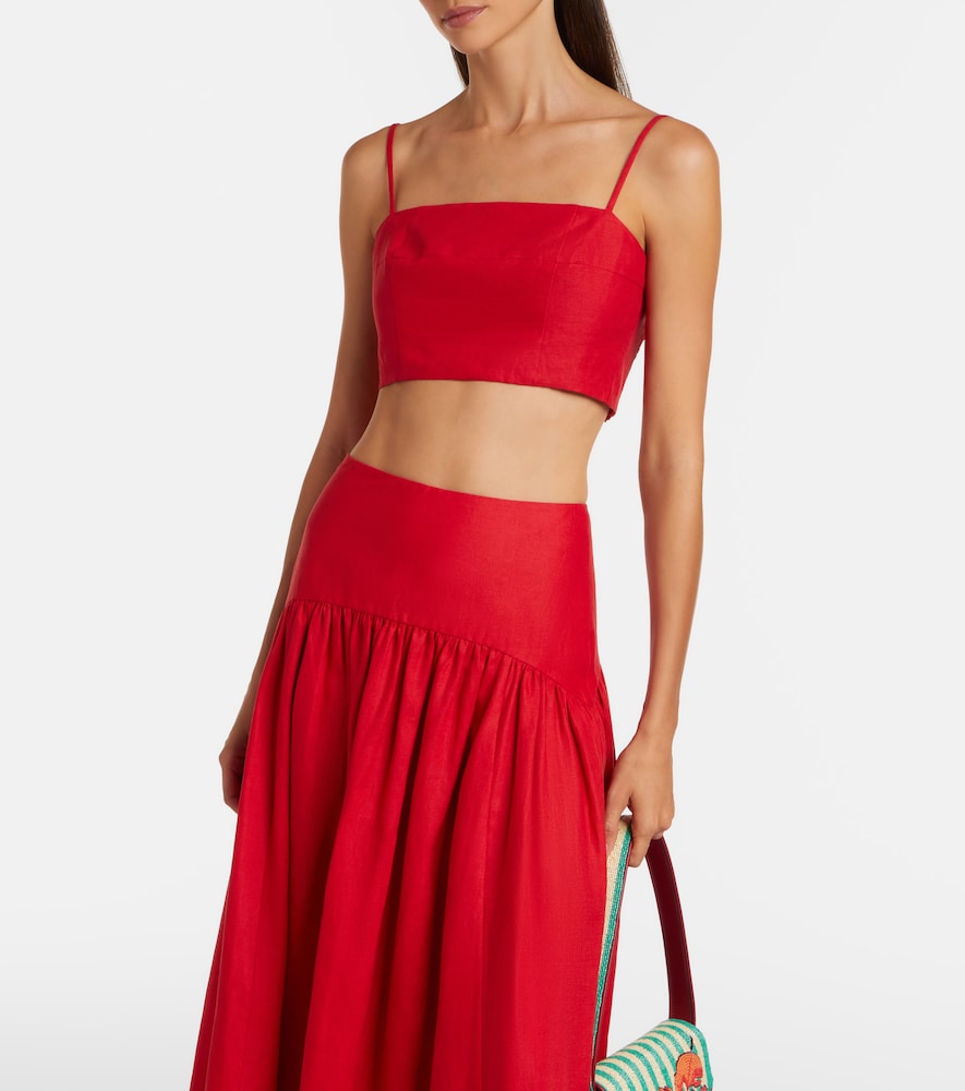  Staud Staud Crop Top Federico De Lino 