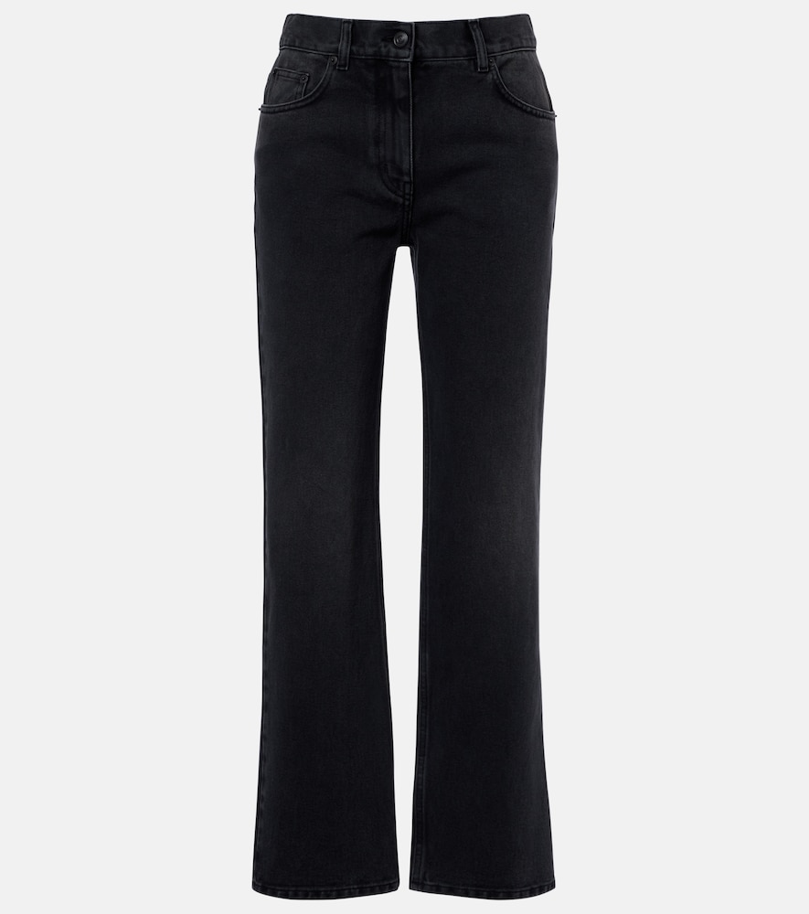 The Row Women's Black Fargo Straight Jeans Size 27 - Mytheresa