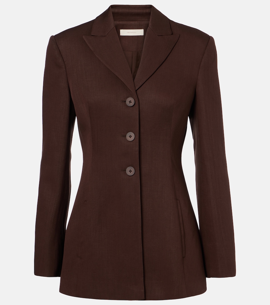 Faithfull Deni Blazer In Brown