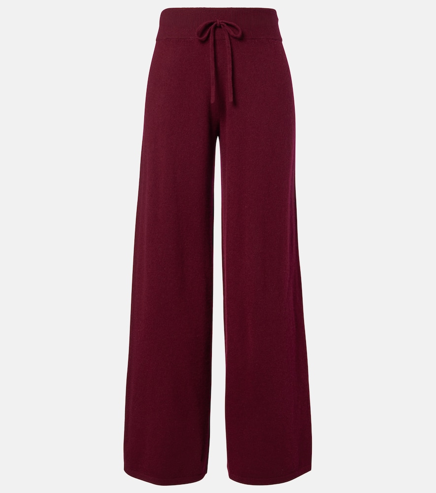 Pantaloni a gamba larga Sofi in cashmere