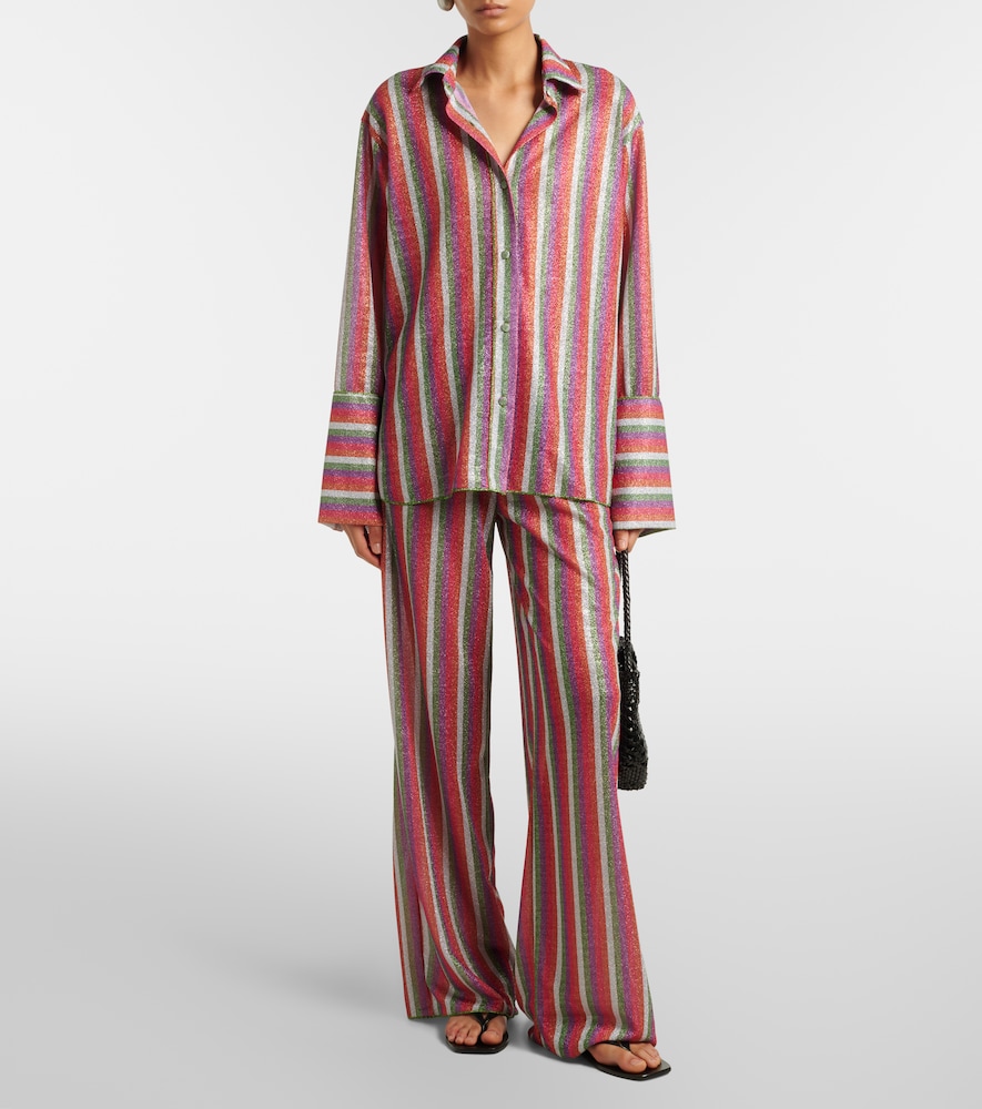 Oséree Lumière Striped Shirt