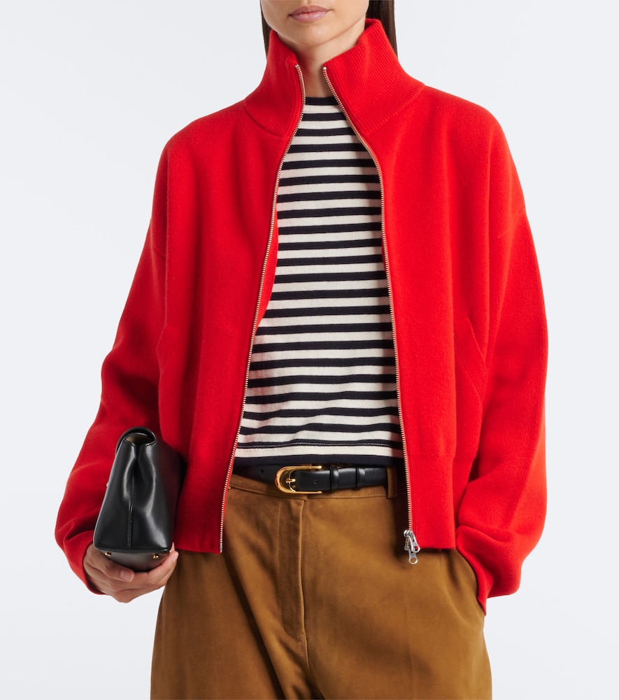 N°451 Lisa Striped Cotton And Cashmere Top