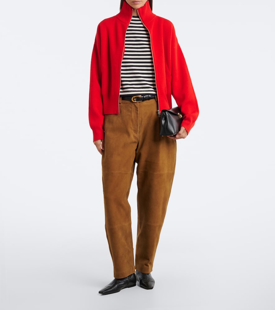 N°451 Lisa Striped Cotton And Cashmere Top