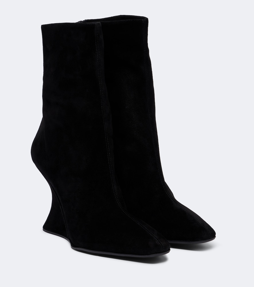 Ankle Boots Amore aus Veloursleder
