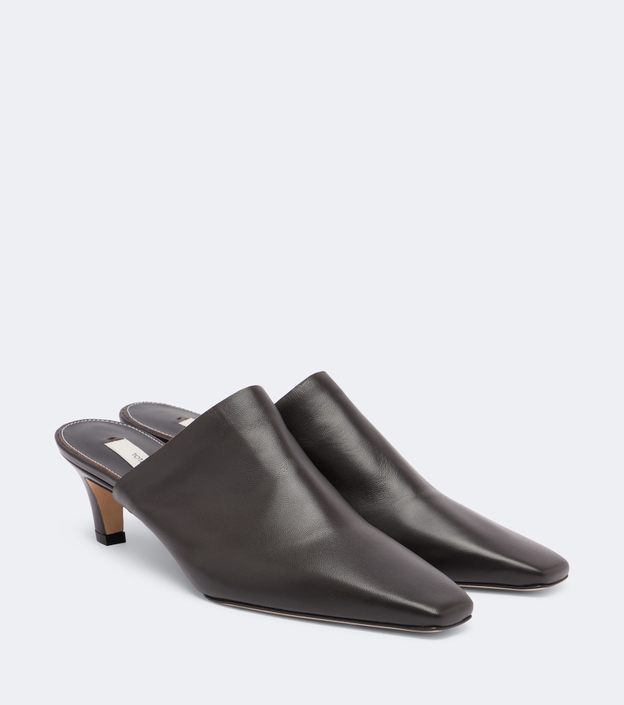 Mules aus Leder
