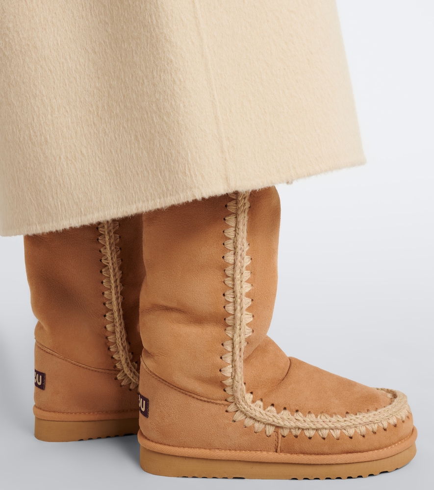 Shearling-Lined Knee-High Boots