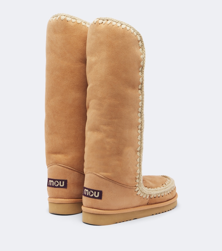 Shearling-Lined Knee-High Boots