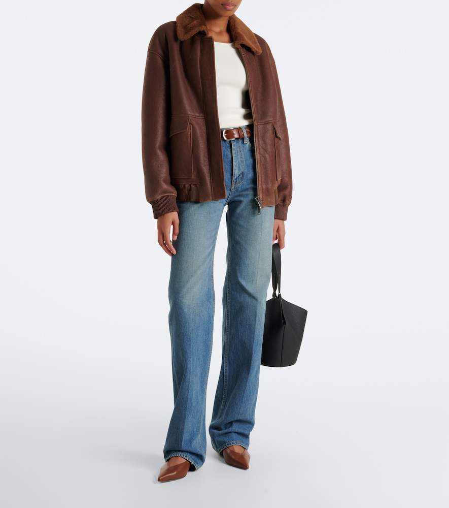 Riley Shearling-Trimmed Jacket