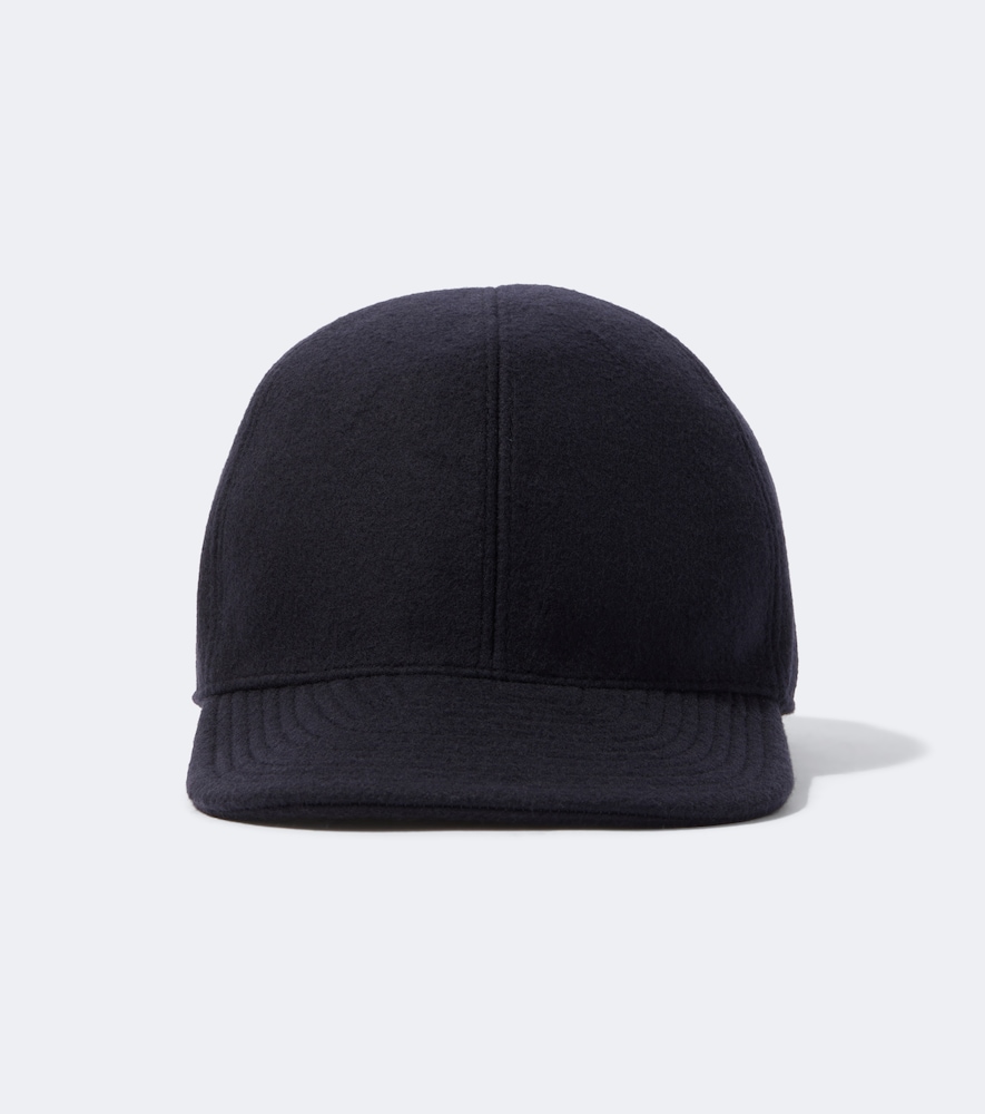 Cappello da baseball in lana e cashmere