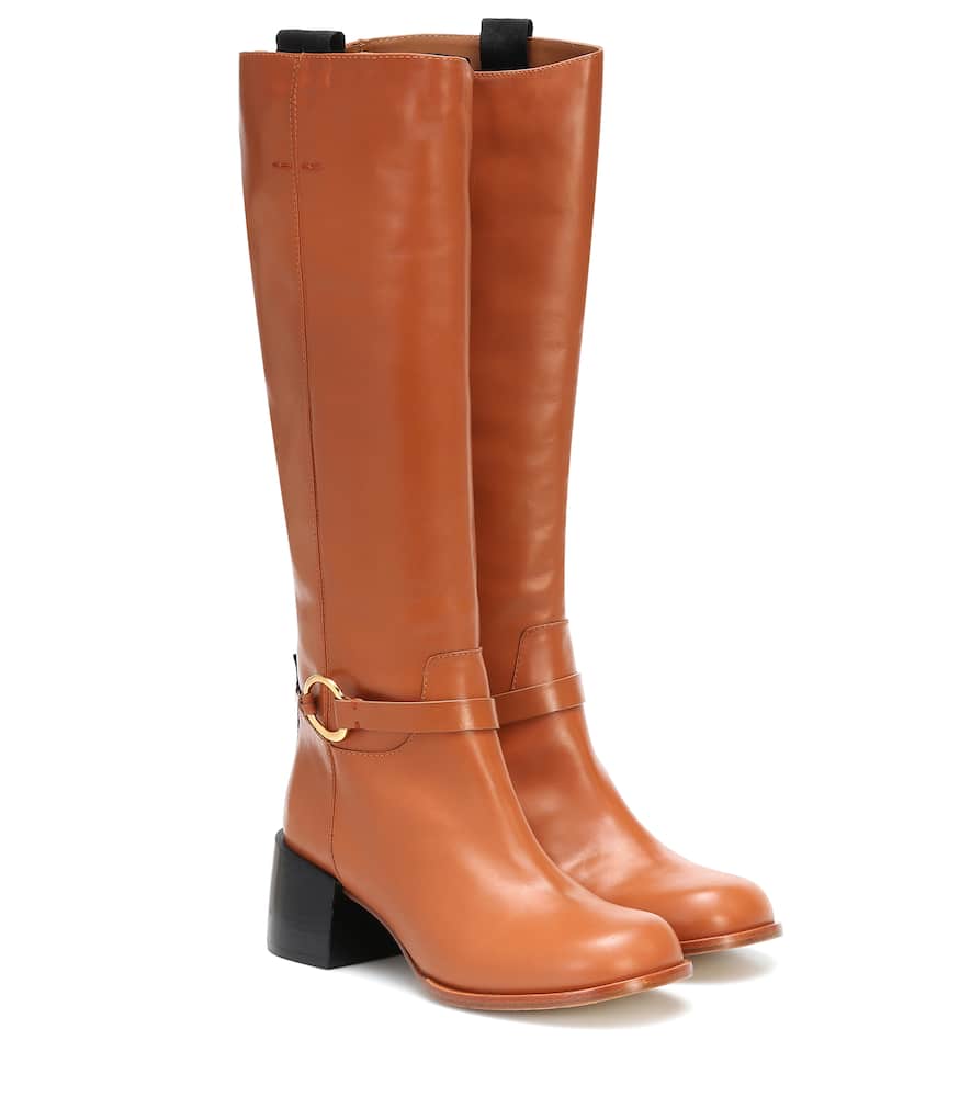 Click to view more detailed imagery on our partner's website Joseph Leather Knee-high Boots In Brown