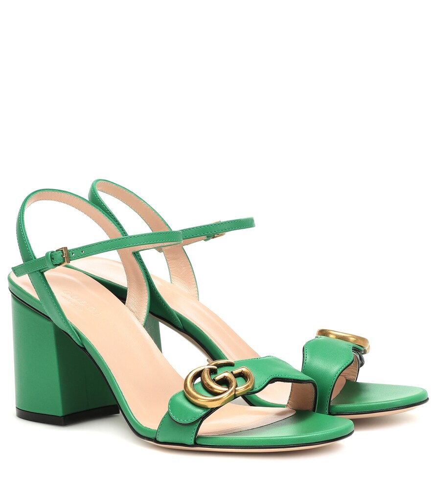 gucci green sandals