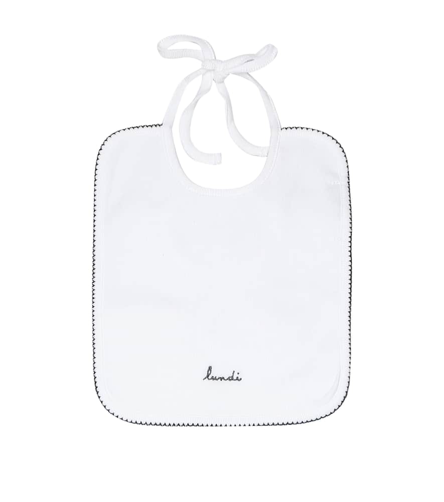 Bonpoint Baby Set Of 7 Cotton Bibs In White