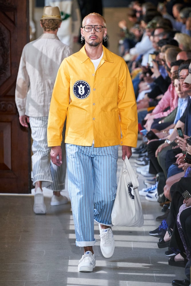 トップス JUNYA WATANABE MAN JKT Junya Watanabe Man X Amsterdam Tulip Museum Jacket In Yellow