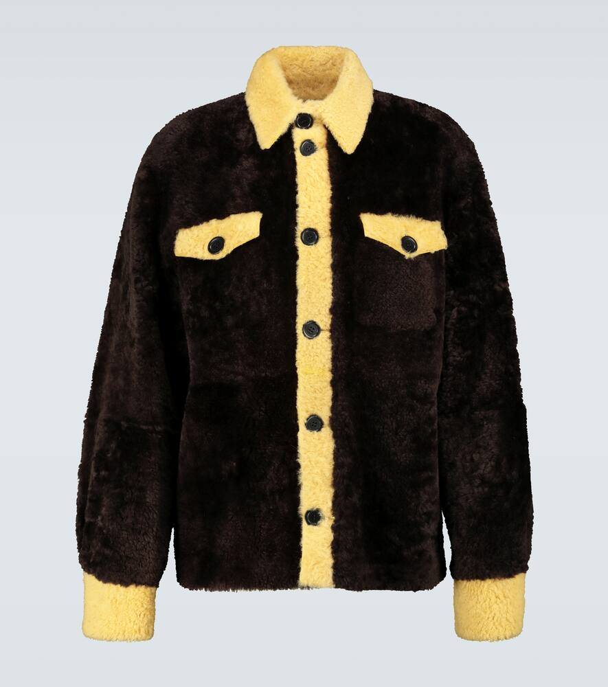 WALES BONNER BRIXTON SHEARLING JACKET