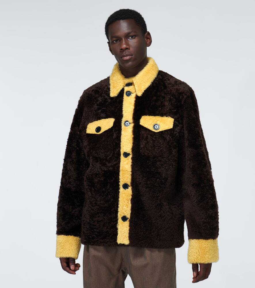 WALES BONNER BRIXTON SHEARLING JACKET