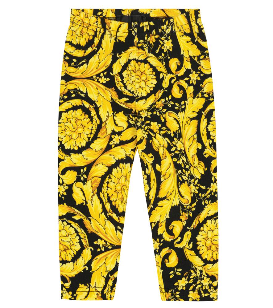 Versace Kids Baby Barocco printed leggings