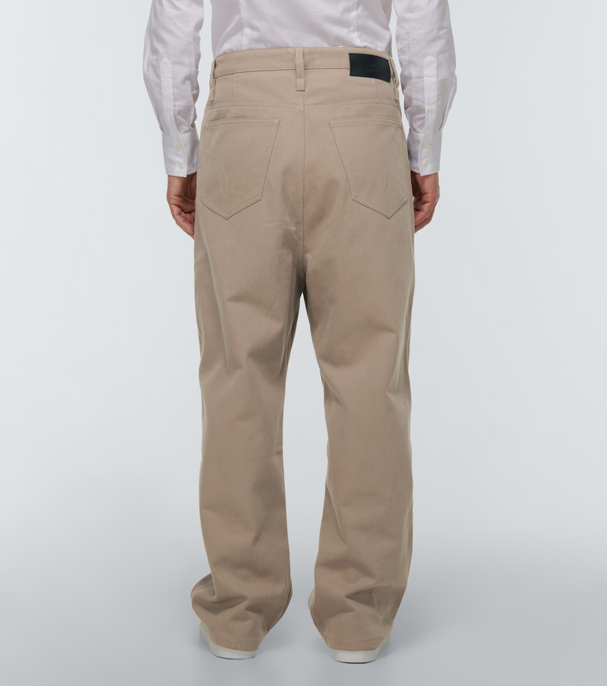  Ami Paris Ami Paris Gerade Hose Alex Fit Aus Gabardine 