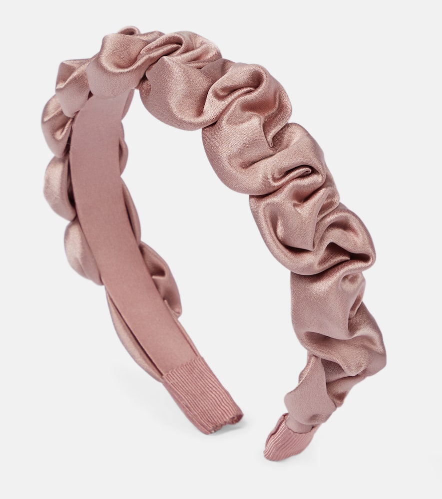Jennifer Behr Lia silk satin headband