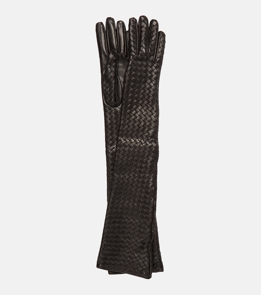Bottega Veneta Intrecciato leather gloves | Thumbnail 3
